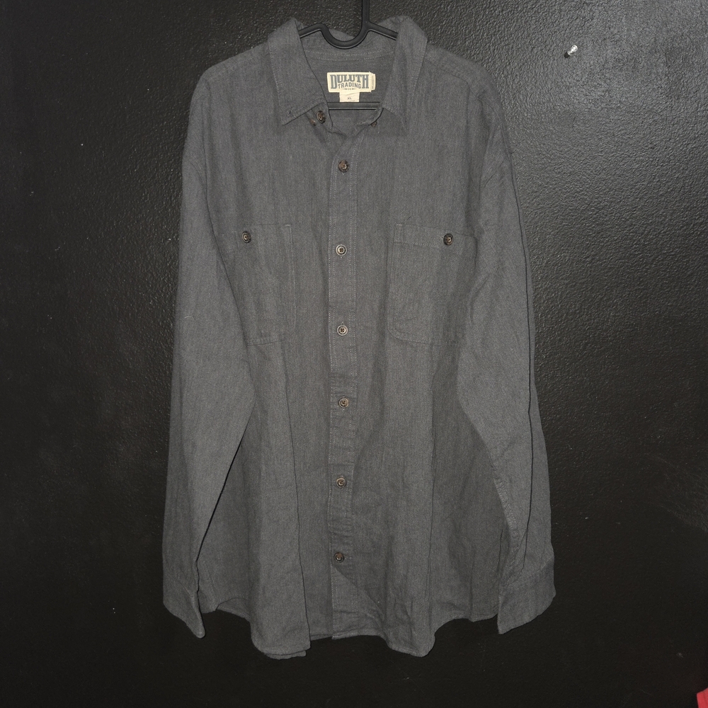 Duluth Trading Co Charcoal Shirt